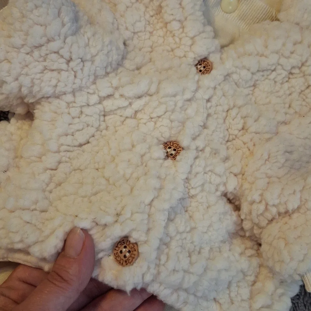UGG Ivory Sherpa Dog Pajamas